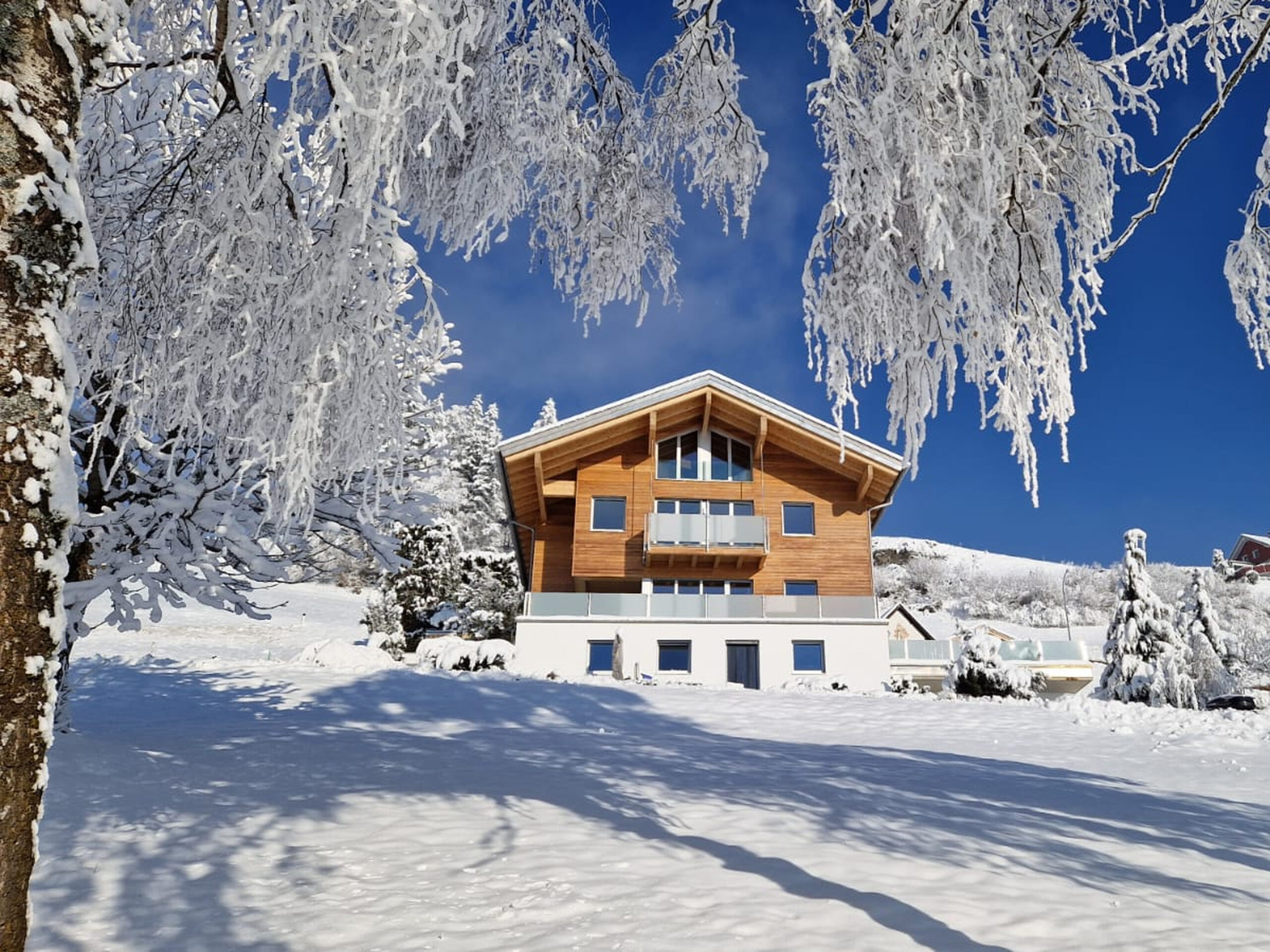 Haus Helios im Winter